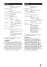 Предварительный просмотр 25 страницы Sony SS-SPG02 Operating Instructions Manual