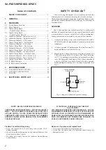 Preview for 2 page of Sony SS-SPSD5 Service Manual