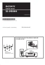 Sony SS-SR3000 User Manual preview