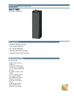 Preview for 1 page of Sony SS-X70ED Marketing Product Information