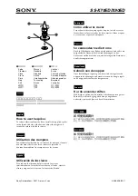 Sony SS-X70ED Short Instructions preview