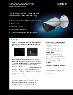 Предварительный просмотр 1 страницы Sony SSC-CB564R Specification Sheet