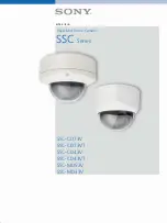 Sony SSC-CD43V - CCTV Camera Manual preview