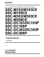 Предварительный просмотр 1 страницы Sony SSC-DC193 Service Manual