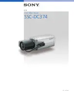 Sony SSC-DC374 Specifications preview