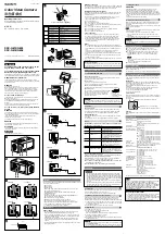 Sony SSC-G813 Operating Instructions preview