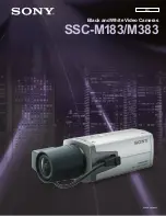 Preview for 1 page of Sony SSC-M183 - CCTV Camera Brochure & Specs