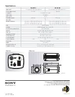 Preview for 4 page of Sony SSC-M183 - CCTV Camera Brochure & Specs