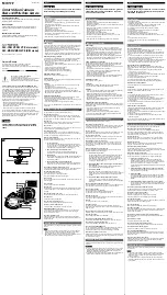 Sony SSC-MD53V/MD53VCE User Manual preview