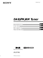 Sony ST-D777ES Operating Instructions Manual preview