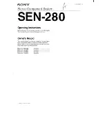 Предварительный просмотр 1 страницы Sony ST-JX285 User Manual