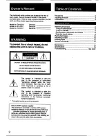 Preview for 2 page of Sony ST-JX311 Operating Instruction