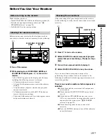 Preview for 19 page of Sony ST-RV55ES Operating Instructions Manual