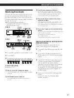 Предварительный просмотр 9 страницы Sony ST-SB920 Operating Instructions Manual