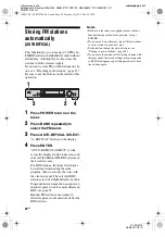 Preview for 20 page of Sony ST-SDE700 Operating Instructions Manual