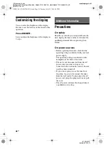 Preview for 26 page of Sony ST-SDE700 Operating Instructions Manual