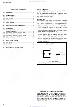 Preview for 2 page of Sony ST-SE370 - Tuner Service Manual