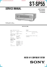 Preview for 1 page of Sony ST-SP55 Service Manual