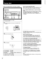 Preview for 6 page of Sony STEREO CASSETTE DECK TC-K620 Operating Instructions Manual