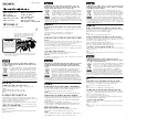 Preview for 1 page of Sony STEREO HANDPHONES MDR-Q68LW Operating Instructions