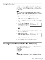 Preview for 59 page of Sony StorStation LIB-81 Operating Instructions Manual