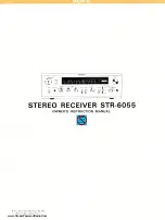 Sony STR-6055 Owner'S Instruction Manual предпросмотр