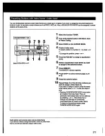 Preview for 21 page of Sony STR-AV1010 Operating Instructions Manual