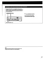 Preview for 27 page of Sony STR-AV1010 Operating Instructions Manual