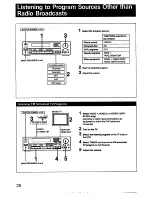 Preview for 28 page of Sony STR-AV1010 Operating Instructions Manual