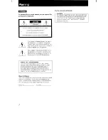 Предварительный просмотр 2 страницы Sony STR-AV1070X - Fm Stereo / Fm-am Receiver Operating Instructions Manual