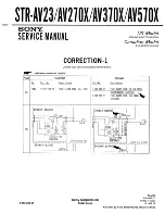 Предварительный просмотр 26 страницы Sony STR-AV23 Service Manual