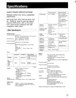 Preview for 27 page of Sony STR-AV500 Operating Instructions Manual