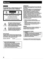 Preview for 2 page of Sony STR-D1015 Operating Instructions Manual