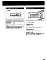 Preview for 11 page of Sony STR-D1015 Operating Instructions Manual