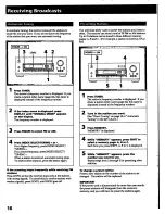 Preview for 16 page of Sony STR-D1015 Operating Instructions Manual