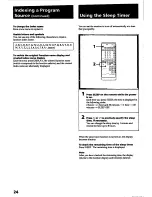 Preview for 24 page of Sony STR-D1015 Operating Instructions Manual