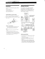 Предварительный просмотр 4 страницы Sony STR-D350Z - Fm-am Receiver Operating Instructions Manual