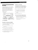 Preview for 13 page of Sony STR-D350Z - Fm-am Receiver Operating Instructions Manual