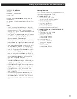 Preview for 21 page of Sony STR-D760Z Operating Instructions Manual