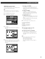 Preview for 23 page of Sony STR-D760Z Operating Instructions Manual