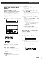 Preview for 29 page of Sony STR-D760Z Operating Instructions Manual