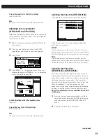 Preview for 39 page of Sony STR-D760Z Operating Instructions Manual