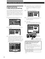 Preview for 42 page of Sony STR-D760Z Operating Instructions Manual