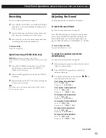 Preview for 55 page of Sony STR-D760Z Operating Instructions Manual