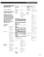 Preview for 63 page of Sony STR-D760Z Operating Instructions Manual