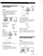 Предварительный просмотр 5 страницы Sony STR-D865 Operating Instructions Manual