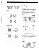 Preview for 6 page of Sony STR-D865 Operating Instructions Manual