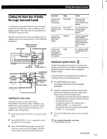 Предварительный просмотр 17 страницы Sony STR-D865 Operating Instructions Manual