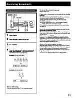 Preview for 11 page of Sony STR- D915 Operating Instructions Manual