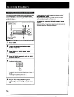 Preview for 14 page of Sony STR- D915 Operating Instructions Manual